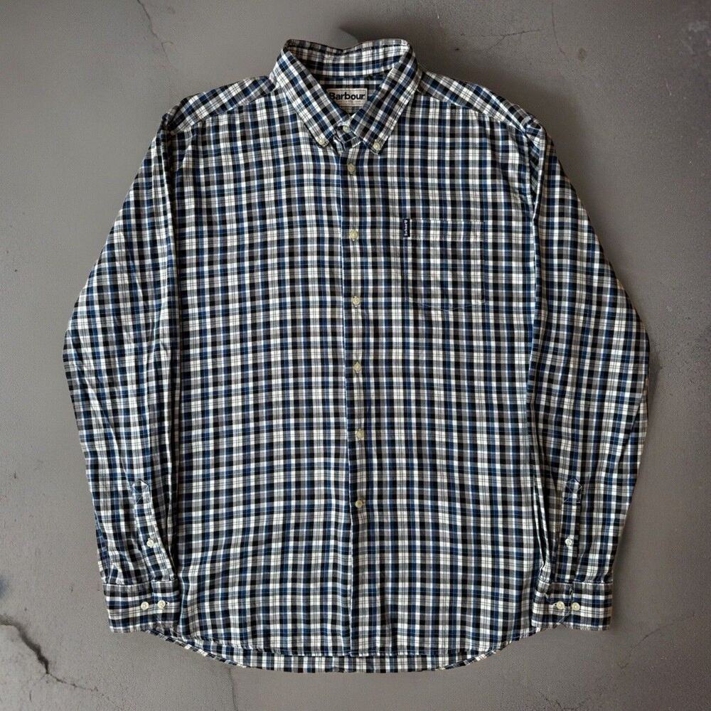 Barbour Shirt XL Multicolor Casual Button Up New York Cotton Tailored Fit